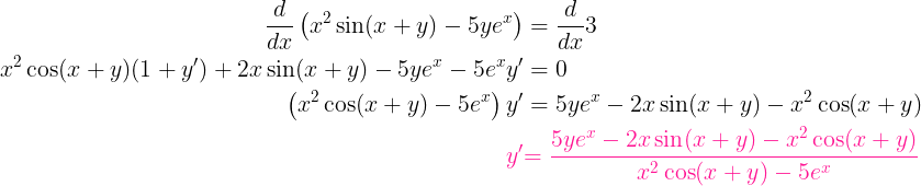 derivacion implicita solucion ejemplo 04
